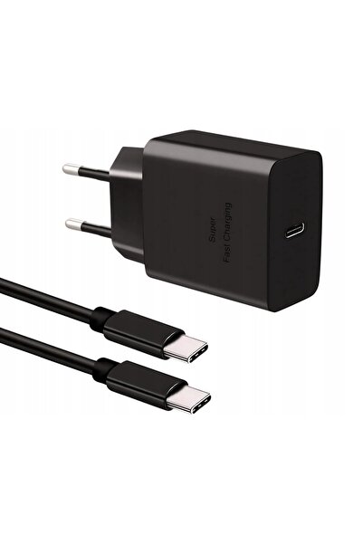 NO BRAND ÎNCĂRCĂTOR 45W PENTRU TELEFON TABLETĂ ADAPTOR RAPID USB-C PD + CABLU...