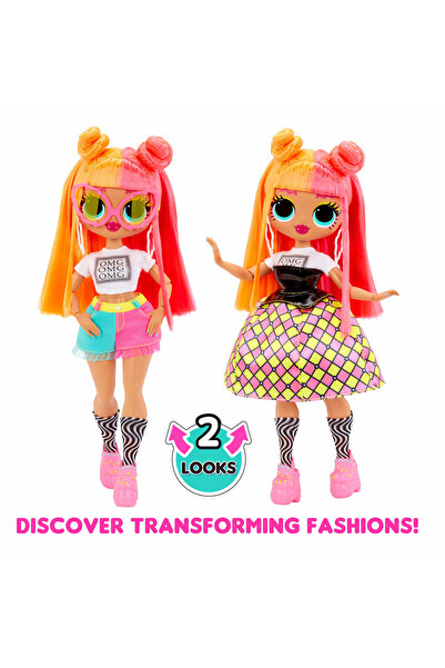 L.O.L. SURPRISE LOL SURPRISE OMG NEONLICIOUS SET DE PĂPUȘĂ FASHION CU ACCESORII