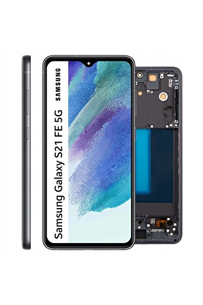 NO BRAND Display pentru Samsung Galaxy S21 FE 5G Ecran LCD OLED Ramă SM-G990B
