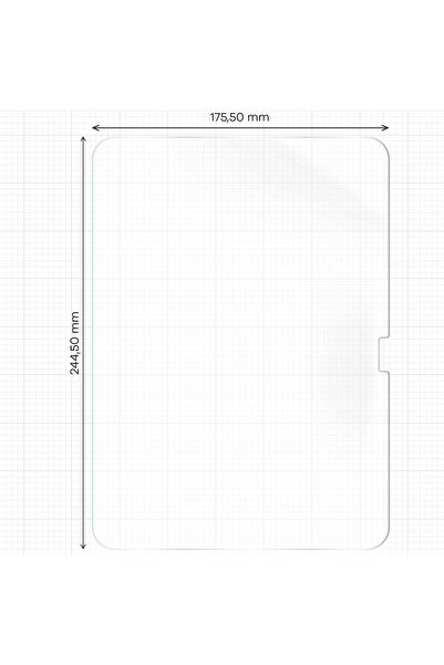 NO BRAND Folie de protecție cu aspect de hârtie Bizon pentru iPad 11 / 10,9 2...