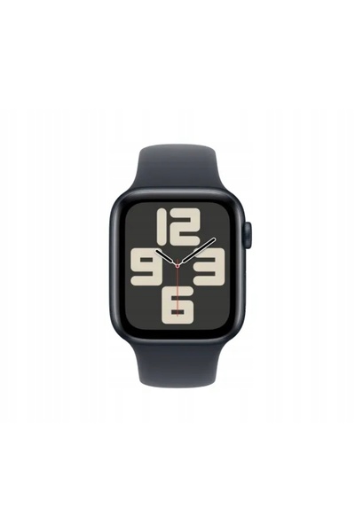 Apple Watch SE 2 44mm/Aluminiu Negru/Brățară Sport Neagră S/M GPS