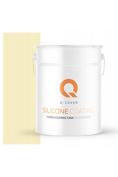 NO BRAND Vopsea pentru fațade siliconică, galben deschis F622, 10L, Producător