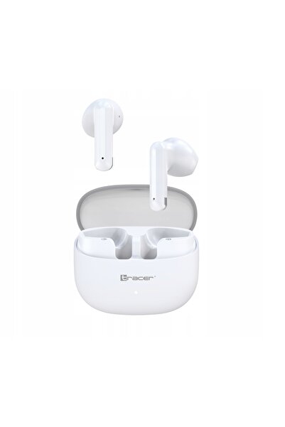 Tracer Căști wireless T12 TWS BT albe