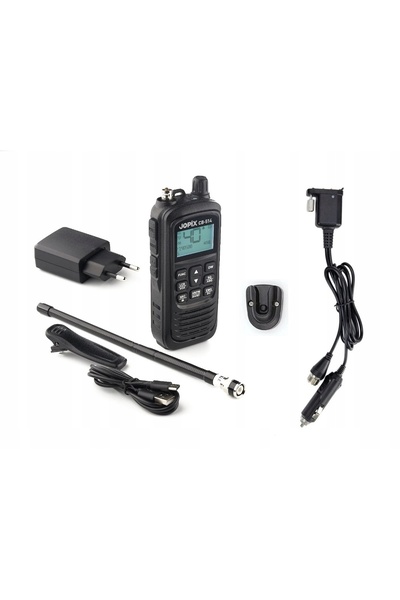 NO BRAND Jopix CB-514 CB portabil + adaptor auto 12V + priză externă Antenă CB