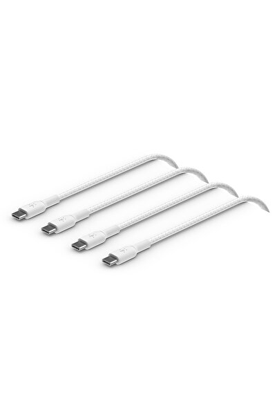 NO BRAND Belkin - Cablu Boost - USB-C la USB-C, 60 W, 3 A, 2 m, cu înveliș re...