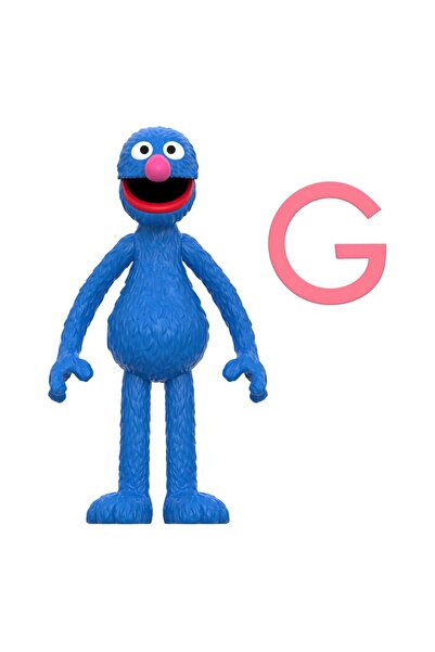 Super 7 Figurină de acțiune ReAction Sesame Street Seria 05 Grover 10 cm