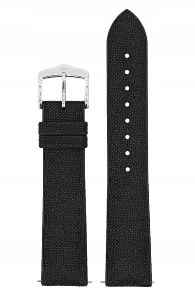 NO BRAND Curea HIRSCH Arne pentru Apple Watch 42/44/45/46/49 Negru + Adaptor
