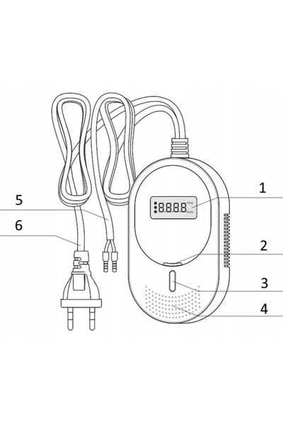 F&F DİZAYN Detector de gaze de cărbune și oxigen, senzor, releu 8A F&F CTLG-08-P