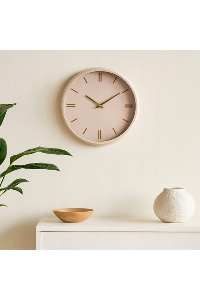 Home Styling Collection Ceas de perete silențios, rotund, cu ace, Ø 38cm