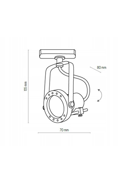 TK-Lighting Spot pe șină monofazat TRACER 1F 4066 TK Lighting