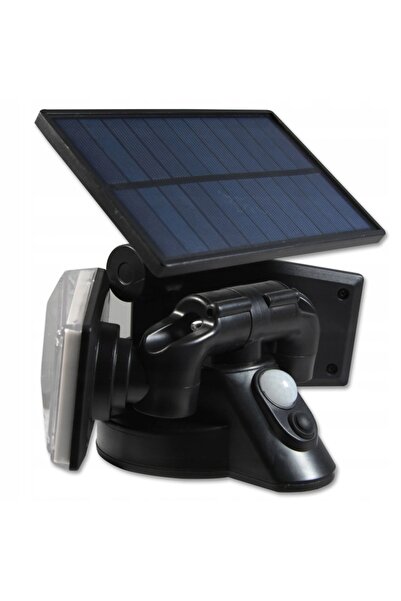 NO BRAND Proiector solar cu senzor de mișcare PIR, 2 panouri solare, 15W, 78 ...
