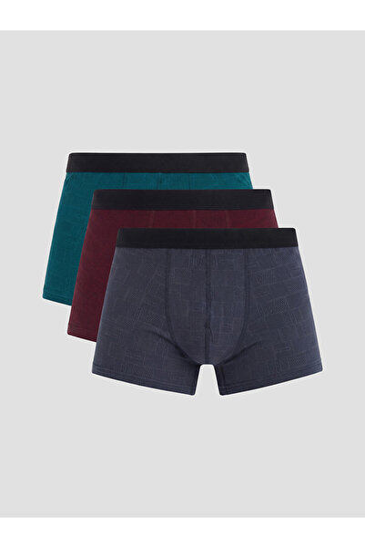 LC Waikiki Boxeri bărbați din bumbac elastic, pachet de 3