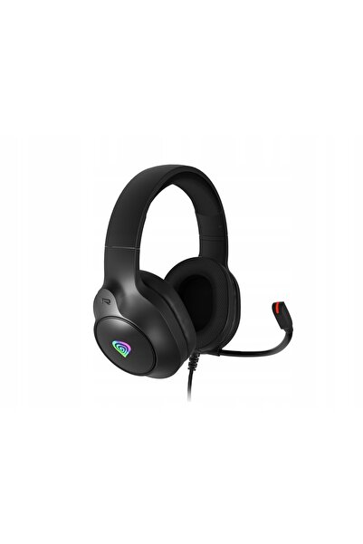 Genesis Căști negre Neon 213 RGB cu microfon pentru gaming