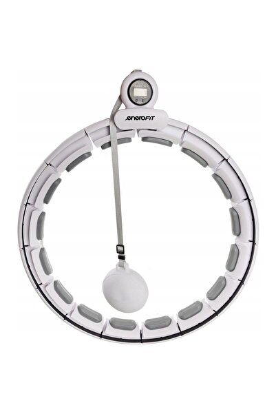 Enero HULA HOP CU GREUTĂȚI Hula Hoop cu greutăți pentru slăbit, cu contor și ...