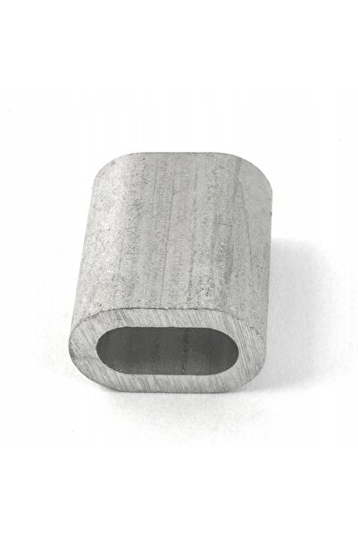 NO BRAND Manșon de aluminiu Conector Clemă de cablu 8mm 100 bucăți