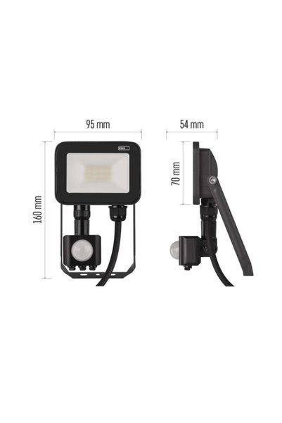 NO BRAND ILUMINATURĂ LED EMOS INOVO ZS2712 SENZOR PIR 10W 1100lm ALB NEUTRU