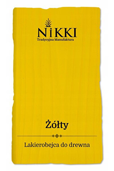 NO BRAND Lac pentru lemn 3W1 Extra Lazura Culoare Galbenă Semi-Mat 1L Protecț...