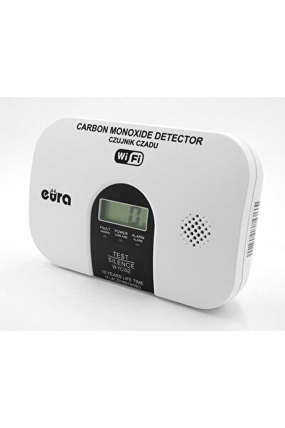 NO BRAND Detector de monoxid de carbon, Alarmă de gaz CO, Senzor LCD, WiFi, C...