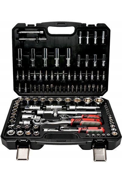SCHMITH Set de 110 piese: biți TORX de 1/2 " și 1/4 ", chei tubulare, în cutie.
