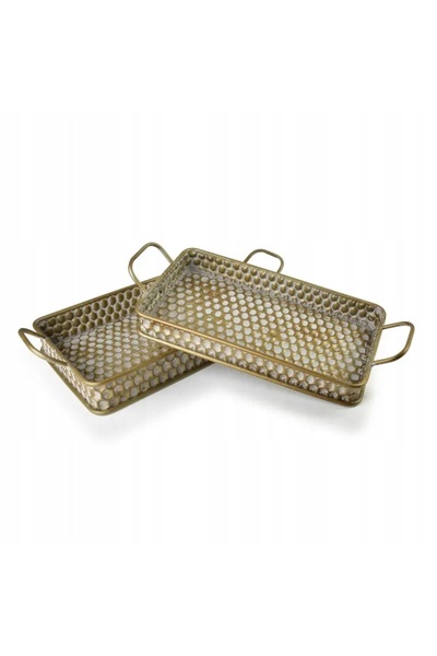 MONDEX Tavă decorativă Vintage GLOW L 47cm