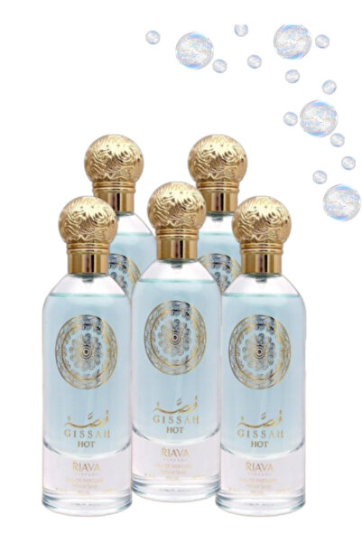 RIAVA PERFUME 5 قطع عطر جيسة هوت بلاك 85 مل