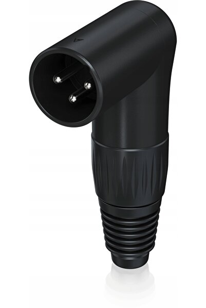 NO BRAND Behringer X3MR-BK – mufă XLR tată unghiulară