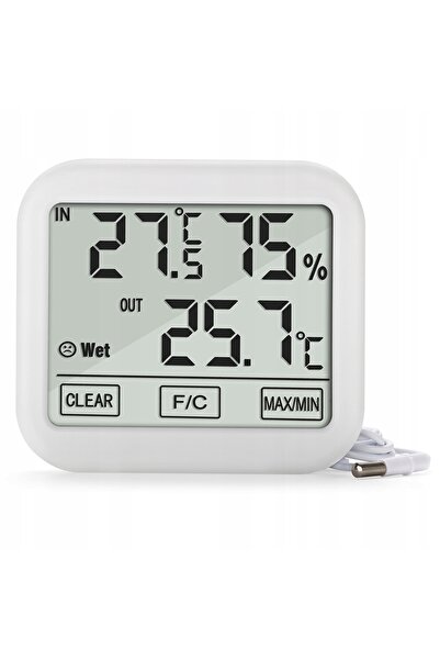 Greenbluespice STAȚIE METEOROLOGICĂ DIGITALĂ HIGROMETRU + SONDE BYDGOSZCZ
