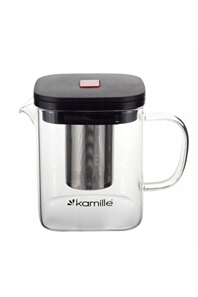 Kamille Infuzor de sticlă pentru ceai, cafea și plante aromatice 1000 ml 1,0 l