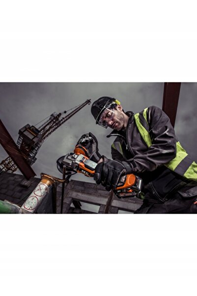 AEG Polizor unghiular fără perii + Încărcător BL1418 + Acumulator de 6.0Ah