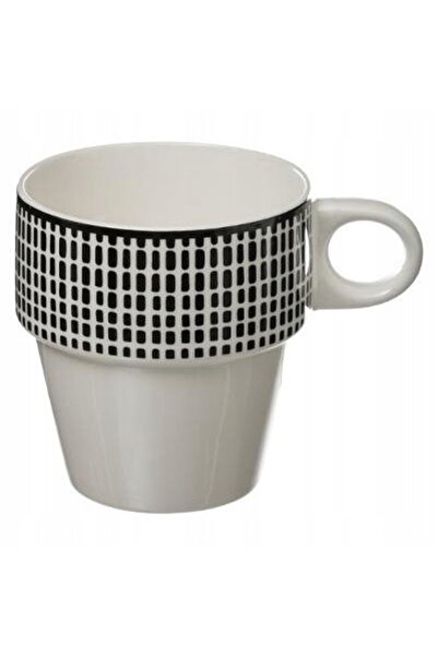 Secret de Gourmet Set de cești de cafea din porțelan cu suport