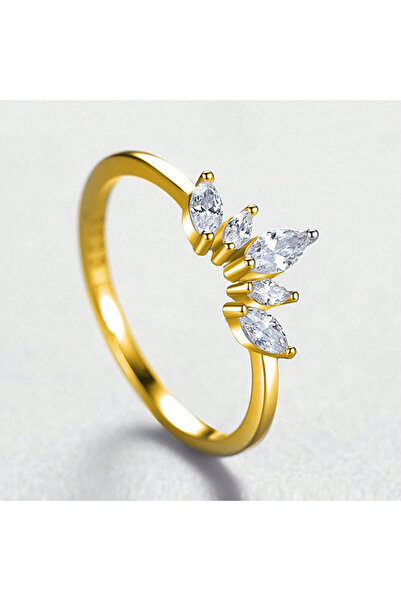 Choice9 5 Gold 925 Sterling Silver Shiny Zircon crown Rings for Women Wedding...