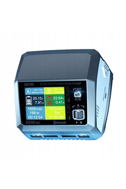 NO BRAND ÎNCĂRCĂTOR DE BATERII LI-ION NIMH SKYRC D200NEO 200W CU FUNCȚIE DE Î...