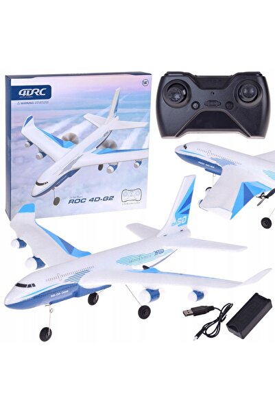 Jokomisiada Avion mare de pasageri din spumă EPP cu LED și încărcare USB RC0722