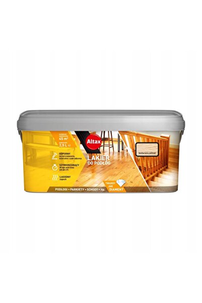Altax Vopsea pentru pardoseli, fără culoare, semi-mat, 2.5L