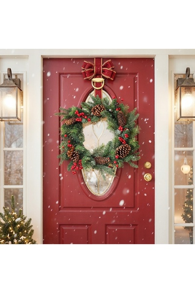Vilde WIANEK ornament decorativ clasic de Crăciun pentru ușă