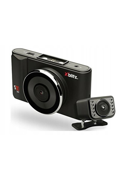 Xblitz Cameră auto S10 DUO FULL HD cu senzor G dual, cameră de oglindă retrov...