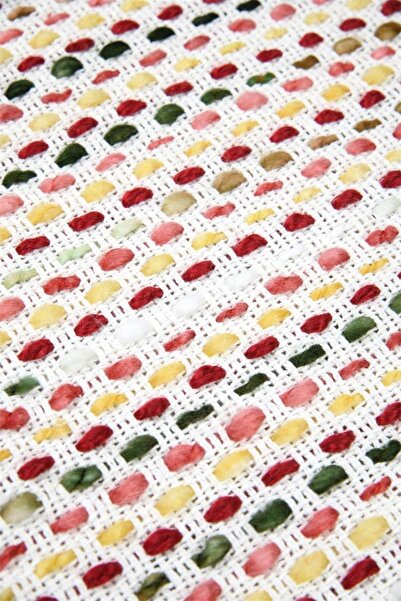 Stof Cuvertură de pat din bumbac, colorată, uni, tricotată, 125x150 cm