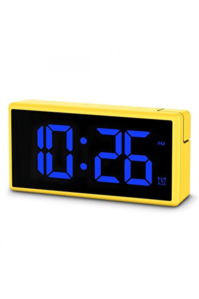 Hama Ceas deșteptător electronic Ibiza, galben, digital, cu calendar, ușor de...