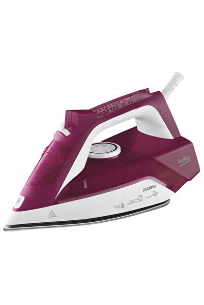 Beko Fier de călcat cu aburi SIM3126R, bordeaux, debit de abur 120g/min