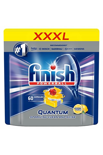 Finish Capsule pentru mașina de spălat vase Quantum All-in-1 Lămâie 180 bucăți