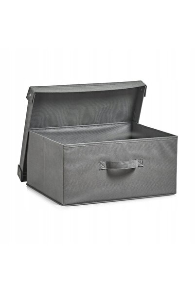 zeller Organizator de dulap, recipient textil cu husă pentru haine, gri, 41x35