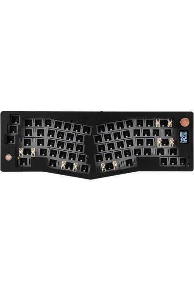 Epomaker CIDOO ABM066 Negru Tastatură Mecanică DIY cu Ecran RGB, Fără Fir, Ho...