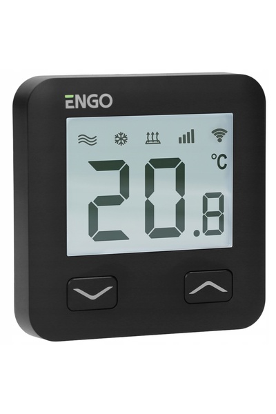 NO BRAND ENGO Controls E10-B - Termostat Wi-Fi negru, 230V