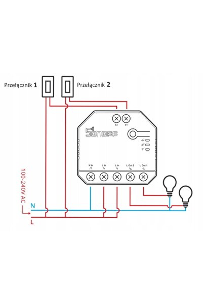 Sonoff Comutator WiFi cu două relee DUAL R3, actualizare software la SUPLA