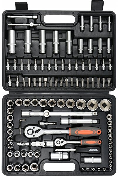 Sthor SET DE SCULE CHEI CU TUBULARE CHEI CU TUBULARE TORX 108