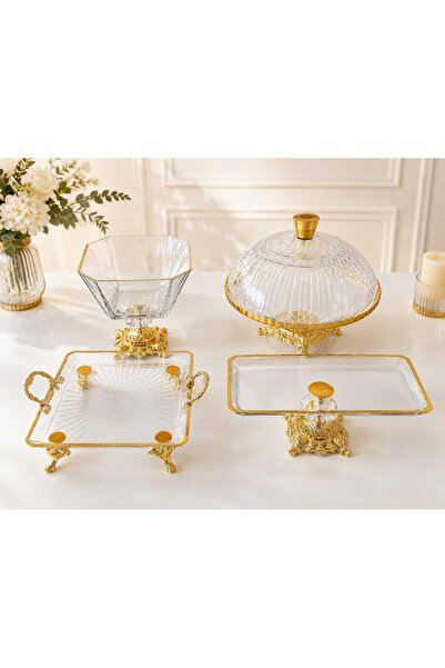 Buldem 4-Piece Cake Fan Set