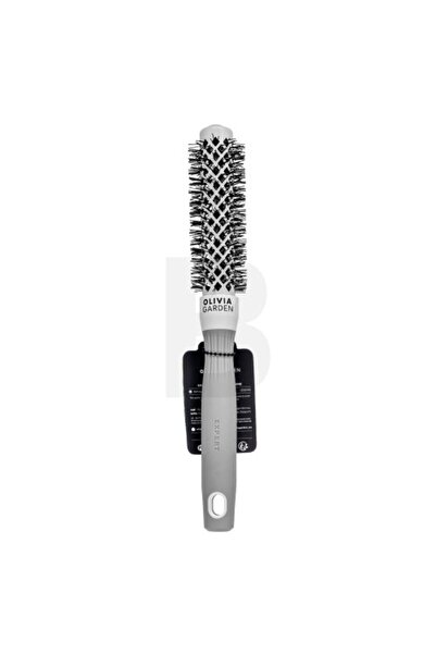 Olivia Garden Expert Blowout Shine Round Brush White & Grey 20 mm hairbrush