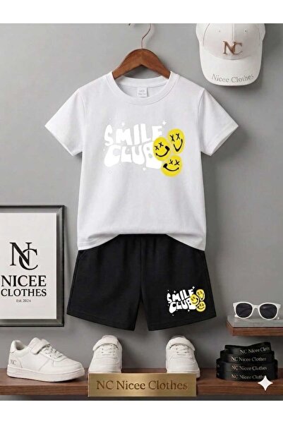 Leto Lykia Summer Children's T-Shirt Shorts Unisex (Si̇mi̇le Club Printed)