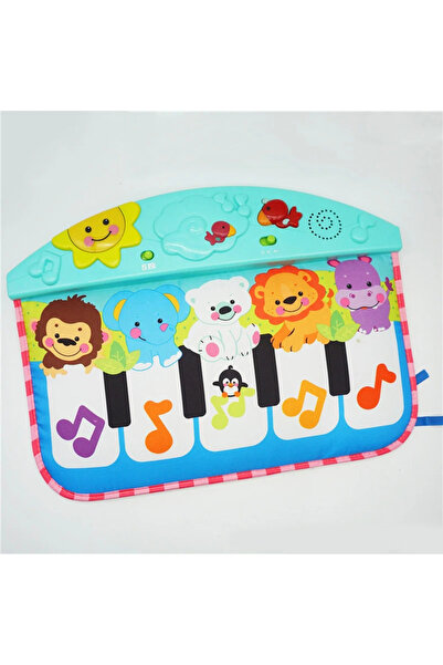 PlayFun Χαλάκι μωρού LEU 68130, Μουσικό στρώμα πιάνο μωρού με φώτα και ήχους ...