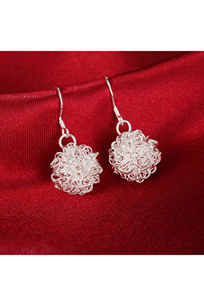 Choice Silver Hot Beautiful ball drop Earrings 925 Sterling Silver for Women ...